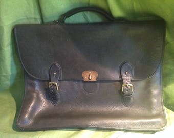 Chesneau cuir cartable/ordinateur sac fabriqué en Irlande pour Harrods