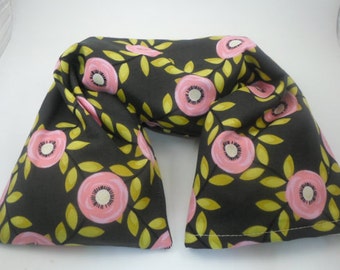 Microwavable Heating Pad - Microwave Neck Wrap - Flax seed heating pad - Organic Cotton with washable cover