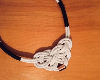 Collier-corde-noeud marin