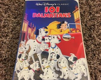 Black Diamond Disney 101 Dalmatians - Vintage VHS