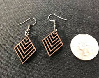 Variety of Earrings, American Black Walnut ~1-1.25inch