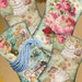 Teddy - Printable Digital Sheet Multipurpose Images for lace / ribbon spools, jewelry holders, greeting cards, gift tags