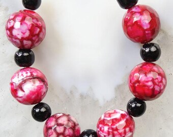 12mm Red Fire Agate Faceted Gemstone Beads