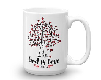 God Is Love - 1 John 4:8 Mug