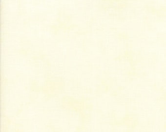 Ella and Ollie - Printed Solid in Milk: sku 20308-16 cotton quilting fabric by Fig Tree and Co. for Moda Fabrics