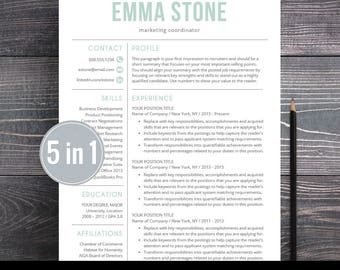 resume template professional creative resume instant download cv resume template for pages mac template word modern - Professional Resume Template Free resume template professional creative resume instant download cv resume template for pages mac template word modern - Professional Resume Template Free