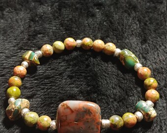 Jasper Stretch Bracelet