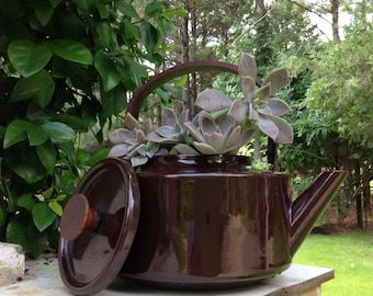 Vintage COPCO Kettle Planter - Michael Lax Design