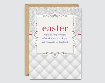 An Extra Long Weekend Off Work When It Is Okay To Eat Chocolate For Breakfast - Happy Easter