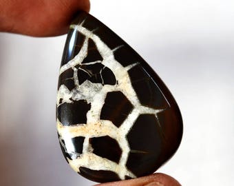 Septarian 56 Cts Natural Top Quality Gemstone Cabochon Pear Shape 39x26x6 MM R14699