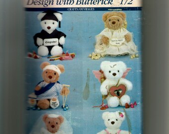 Butterick Greeting Bear Pattern 172