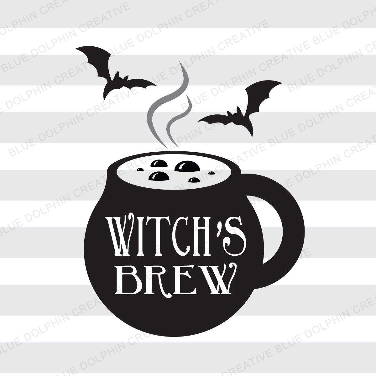 Witch's Brew coffee cup SVG DXF png pdf / Halloween coffee