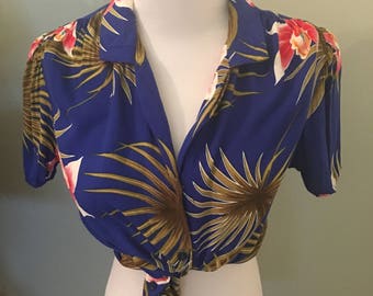 Vintage Tropical Blouse