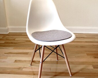 Seat pad - wool felt - perfect for Eames-style side chairs