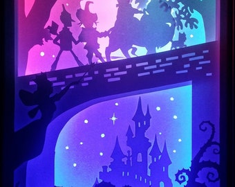 Wizard of OZ - Paper Cutting Light Box Template files
