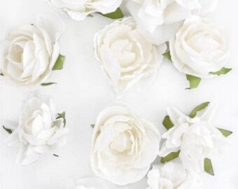 Kaisercraft Paper Blooms - Coconut or Hot Pink