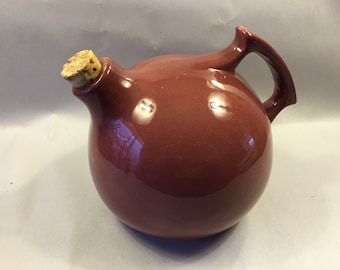 Vintage Art Deco Style RumRill Pottery #50 Ball Shaped Pitcher