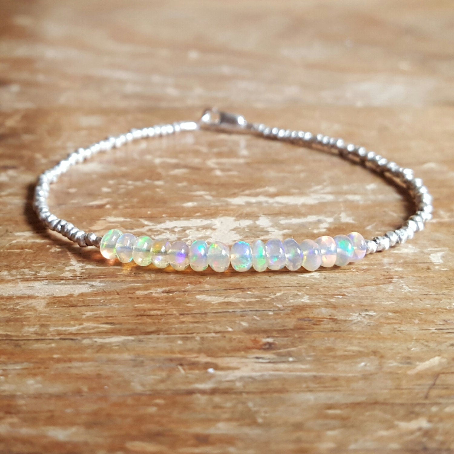 Opal Bracelet Opal Bracelets Opal Beaded Bracelets Womens Gift