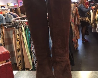 Platform Boots Brown 1970s
