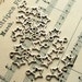 20 Pieces Star Pendants Charms 12mm - Small Antique Silver Charms, Tiny Silver Stars, Silver Outline Stars, Lead Free, Nickle Free (SC0016)