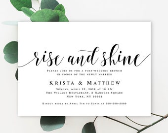 brunch invitation template