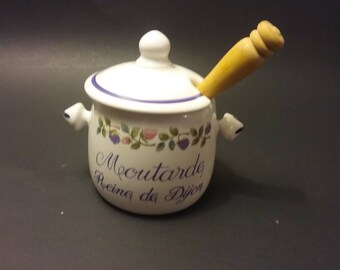 French Dijon Mustard Pot by Revol
