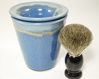 Brush Shave Scuttle - Shaving Scuttle - Clay Shaving Warmer - Scuttle Shave - Shave Scuttle - Wetshave Scuttle - In Stock