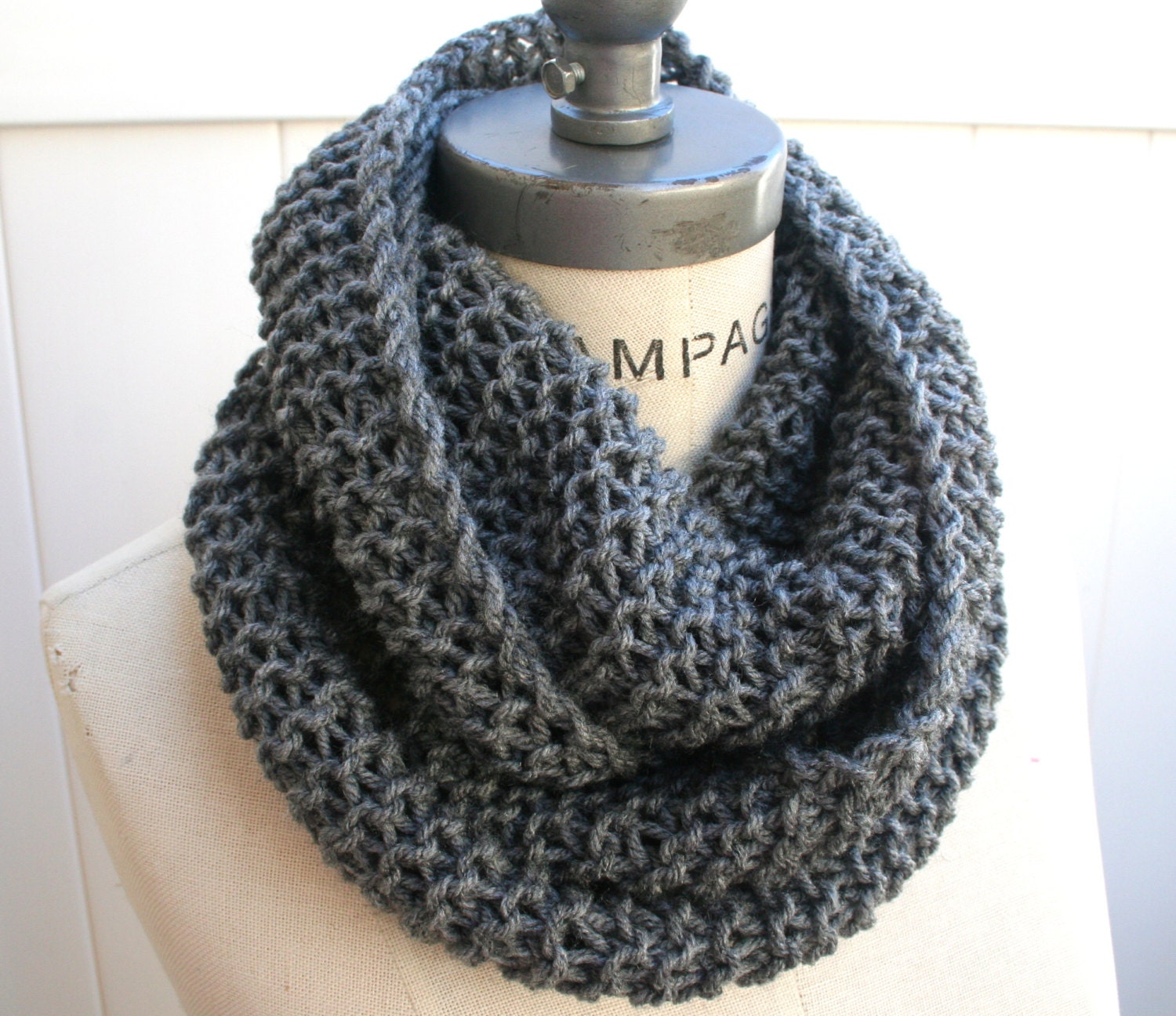 Most sold best selling shops item grey Gray knit Scarf