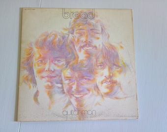 Guitar Man Vintage Bread Record --- Retro 1970's Soft Rock Music Vinyl --- Groovy Hispter Easy Listening Collection Classic Rock & Roll
