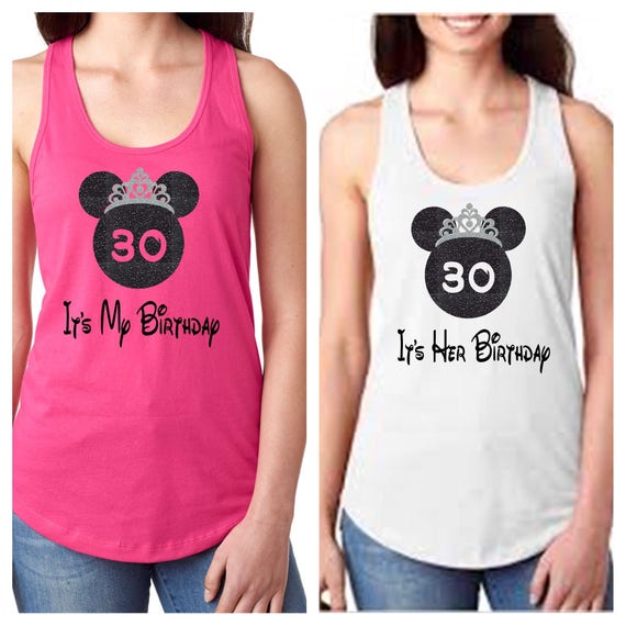 30th Birthday Shirt/Disney Birthday shirts/30th Birthday Bash/