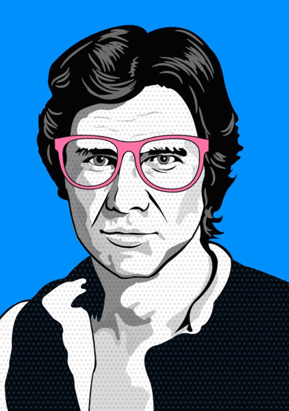 Tinjilla Art A4 Print STAR WARS HAN SOLO