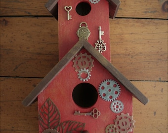 Steampunk Style birdhouse