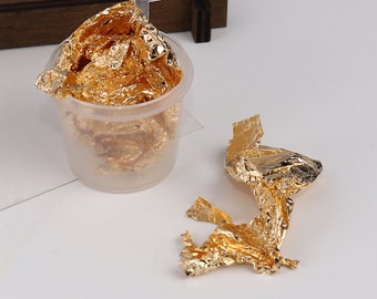 Leaf gilding aluminum silver to create resin mold 14 Gr