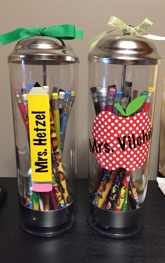 Items similar to Personalized pencil holder classroom pencil holder