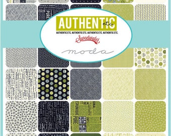 AUTHENTIC etc. Charm Pack by Sweetwater for Moda
