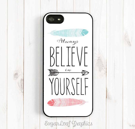 Positive Quote iPhone Case Inspirational Quote iPhone 7 5s