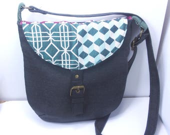 dark gray Messenger bag shoulder bag purse