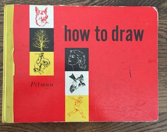 RARE 1940s Pitman How to Draw Book