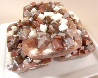 Hot Chocolate Soap, Cocoa Soap, Winter Soap, Soap for Kids, Marshmallow Soap, Dessert Soap, Autumn Soap, Chocolate Soap