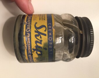2 Vintage Ink Bottles