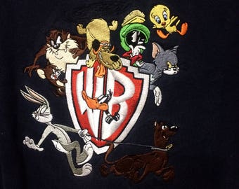 Vintage Warner Bros hip hop rap tees swag cartoon..
