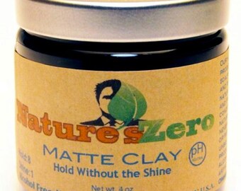 Matte Clay - styling clay, natural hair styling products, hair styling products, hair wax, mens grooming, mens hair styling