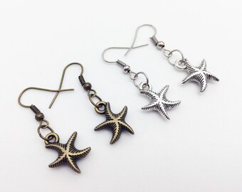 STARFISH Earrings Starfish Jewelry Starfish Gift Beach Earrings Beach Jewelry Beach Gift Summer Earrings Summer Jewelry Animal Lovers Gift