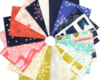 Paper Bandana Fat Quarter Bundle by Alexia Marcelle Abegg for Cotton + Steel (July 2015)