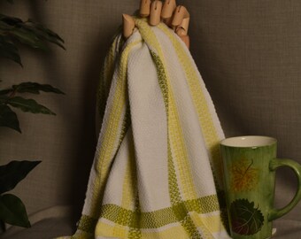 Handwoven Cotton Dishtowel (tea towel)