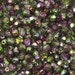 4MM FIRE POLISHED BEADS -Crystal Magic Orchid - Czech Faceted Round Beads - 50 Beads