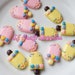 4pcs Miniatures Ice Pop Popsicle Dessert Resin Cabochons Jewelry supplies finding earring necklace Cute phone decor