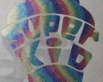 Super Kid Transfer - Glitter