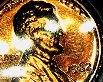a 1962 rare copper penny