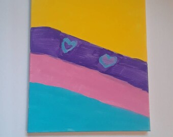 Hope, an original abstract acrylic painting on canvas